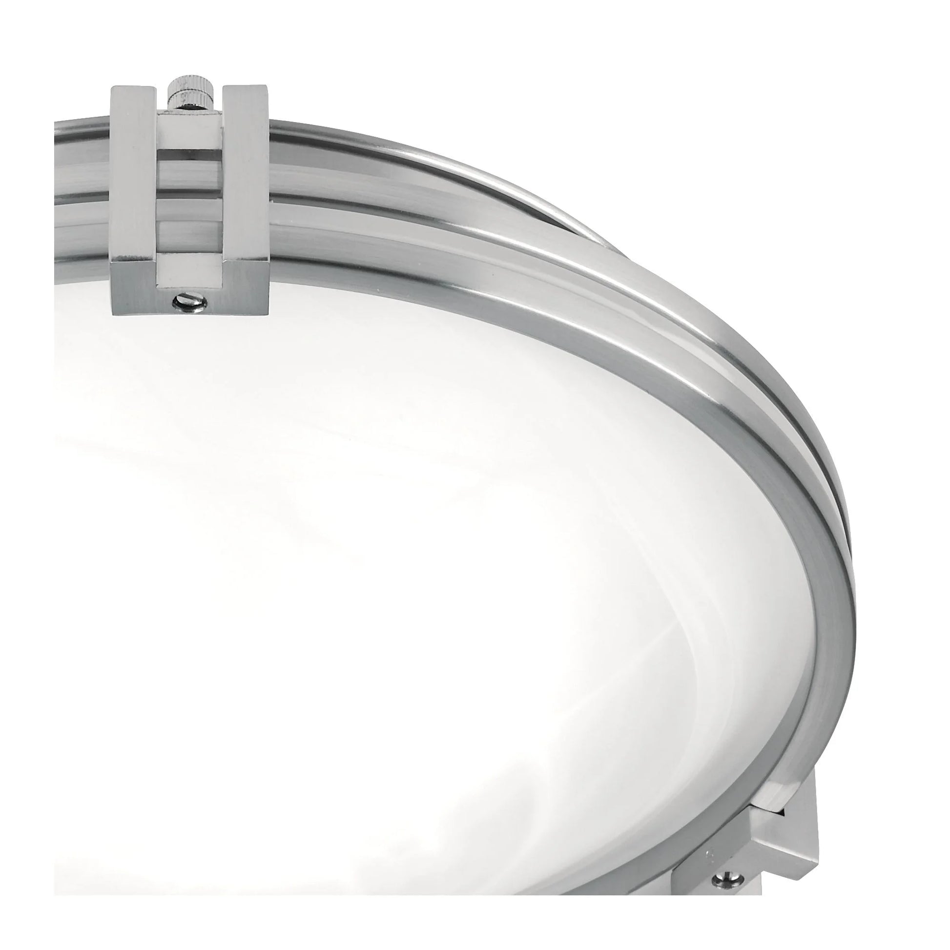 Possini Euro Design Deco Modern Ceiling Light Flush Mount Fixture 12 3/4" Wide Brushed Nickel 2-Light Marbleized Glass for Bedroom Kitchen Living Room