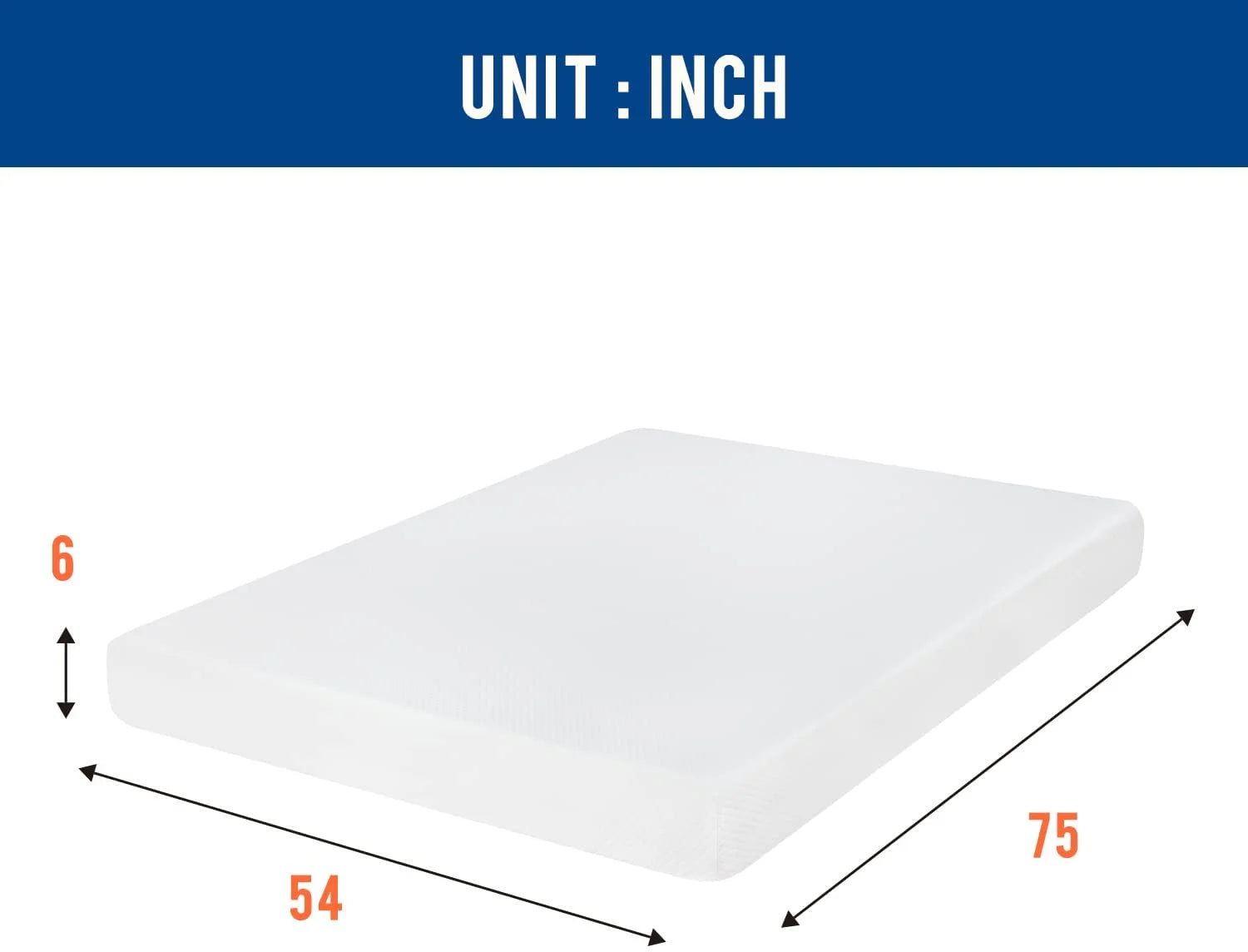 JL Full Mattress 6 inch Gel Memory Foam Mattress for Cool Sleep & Pressure Relief, Medium Firm Mattresses Fiberglass Free CertiPUR-US Certified/Bed-in-a-Box/Pressure Relieving Full Size