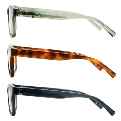 Design Optics by Foster Grant #817 Way Style Reading Glasses, 3-pack
