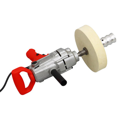 INTBUYING Glass Scratch Removal Machine Glass Surface Polish and Repair Tool Wool Wheel Glass Polishing Machine 220V