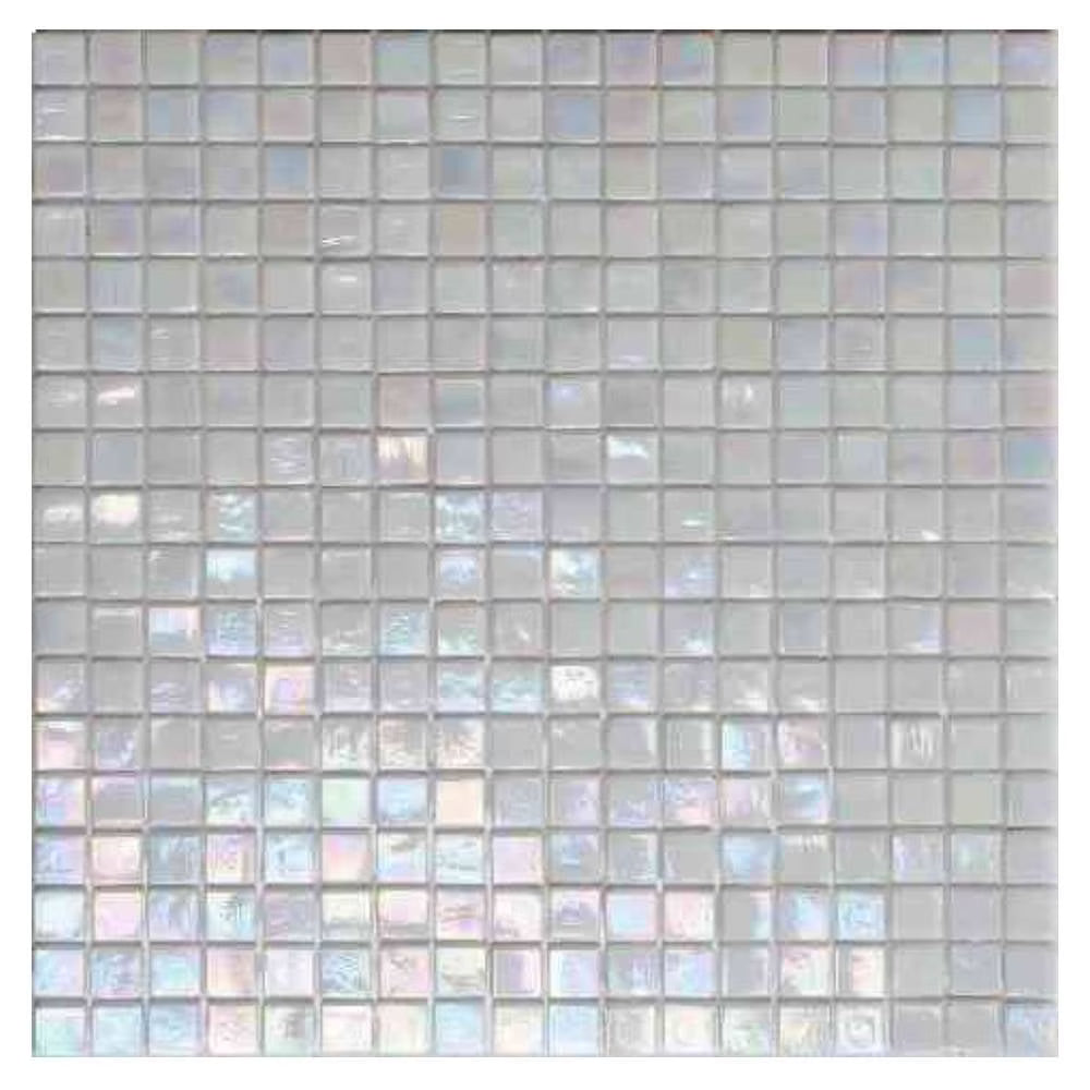 Skosh 11.6 in. x 11.6 in. Glossy Light Bone White Glass Mosaic Wall and Floor Tile (18.69 sq. ft./case) (20-pack)