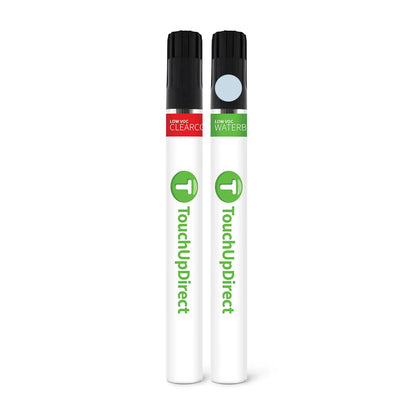 TouchUpDirect 781 Sea Glass Pearl for Toyota Exact Match Touch Up Paint Brush - Essential Package