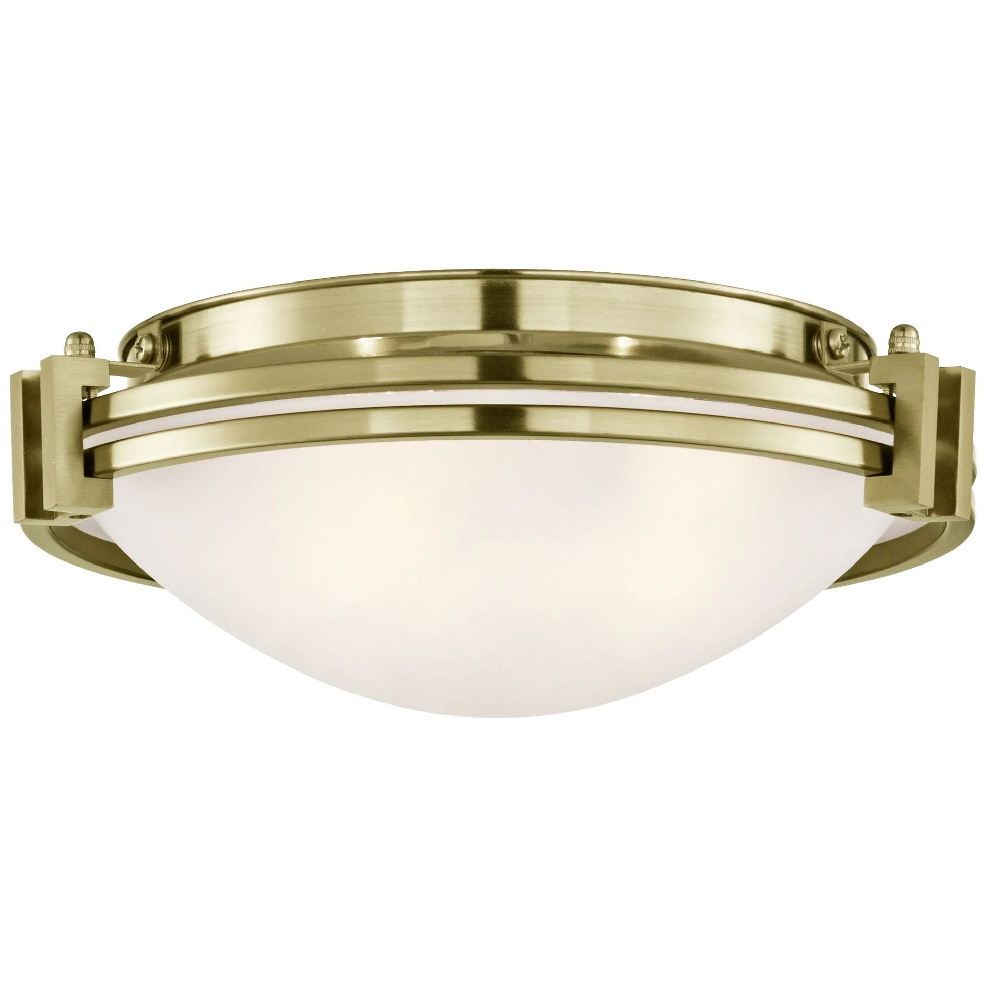 Possini Euro Design Deco Modern Ceiling Light Flush Mount Fixture 12 3/4" Wide Brushed Nickel 2-Light Marbleized Glass for Bedroom Kitchen Living Room