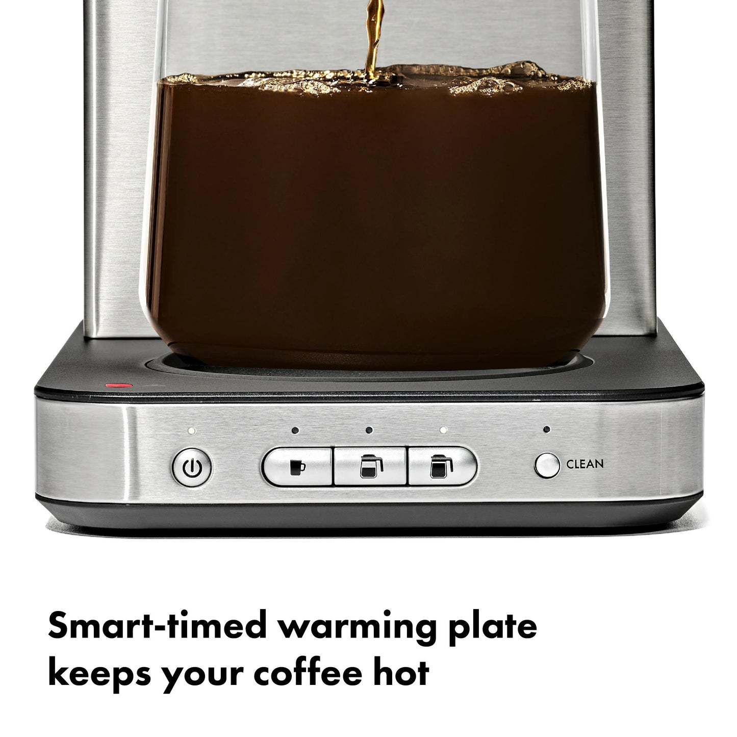 OXO Brew 8-Cup Coffee Maker with Glass Carafe and Single-Serve Option