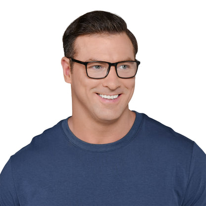 Design Optics by Foster Grant #815 Classic Plastic Square Reading Glasses, 3-pack