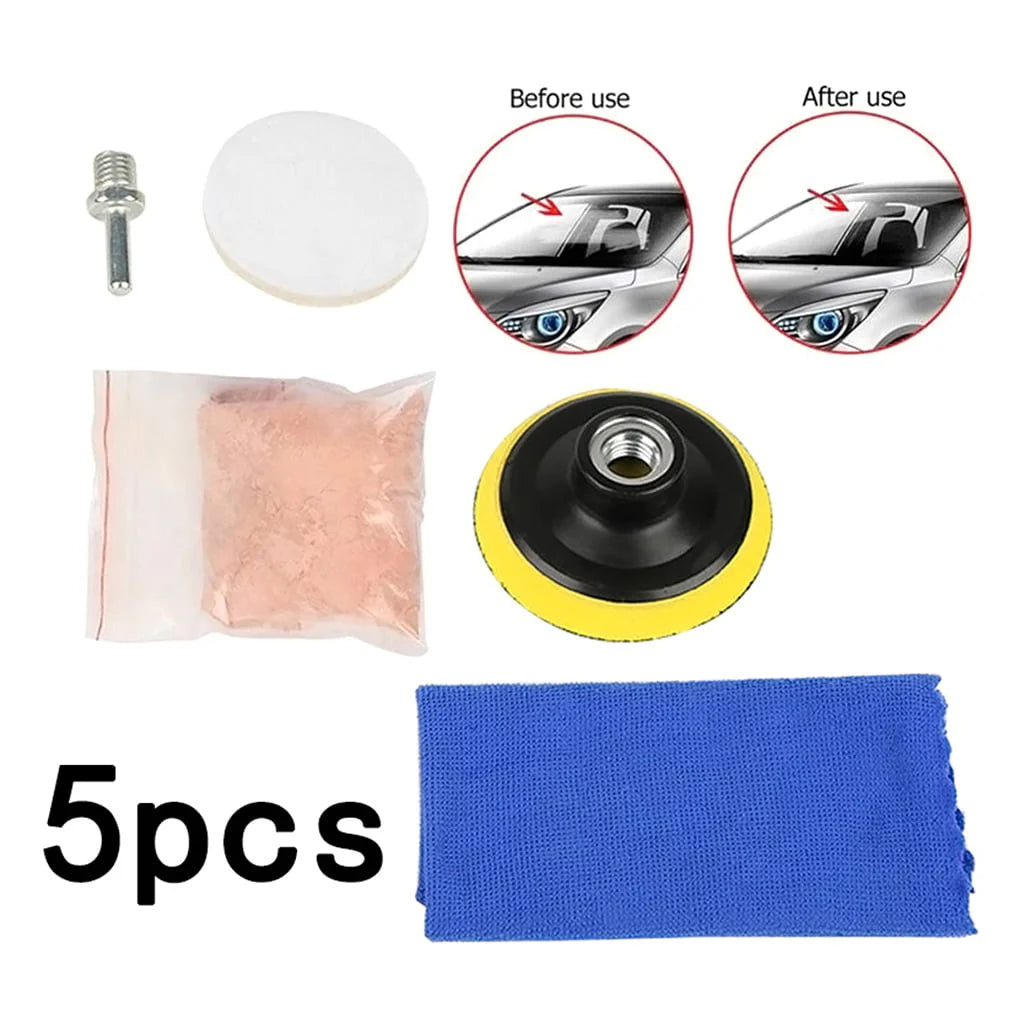 Car Windshield Polishing Kits Rearview Mirror Scratch Removal Window Glass Tools