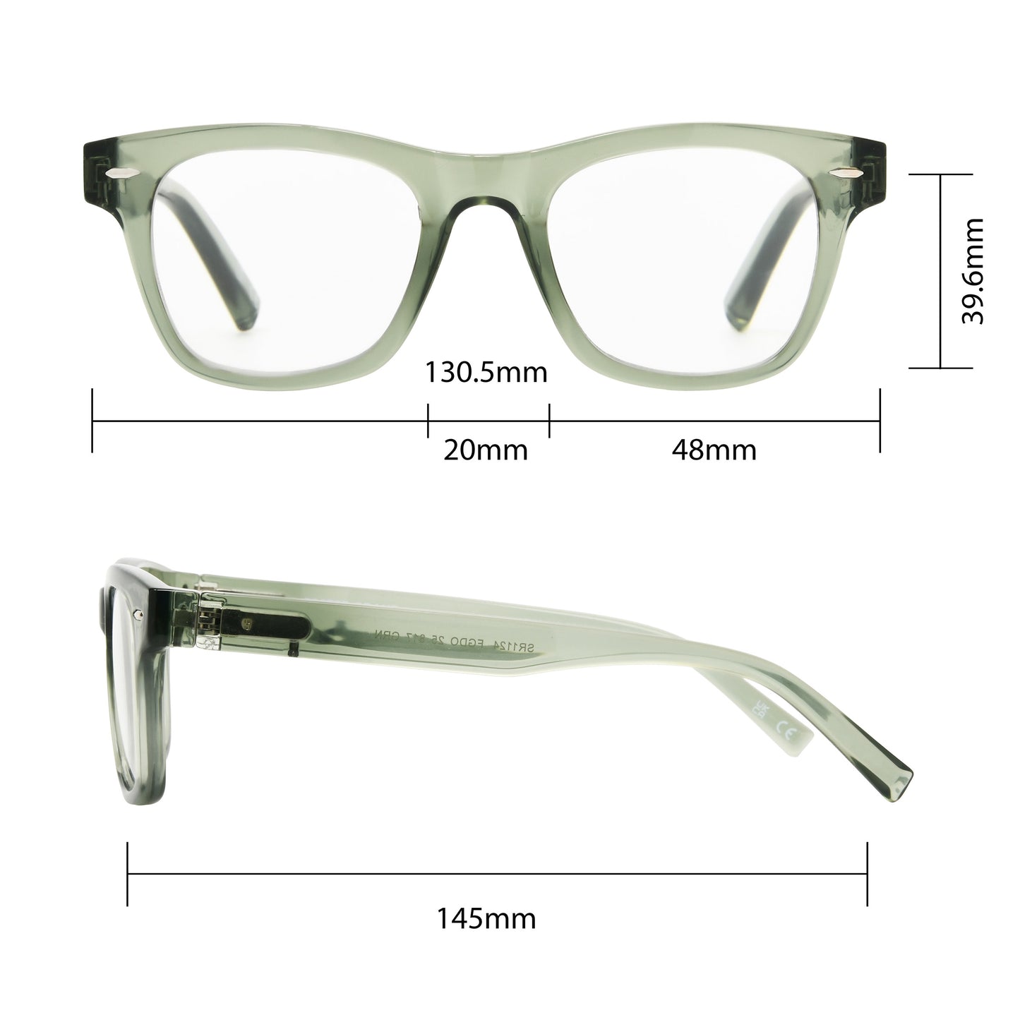 Design Optics by Foster Grant #817 Way Style Reading Glasses, 3-pack