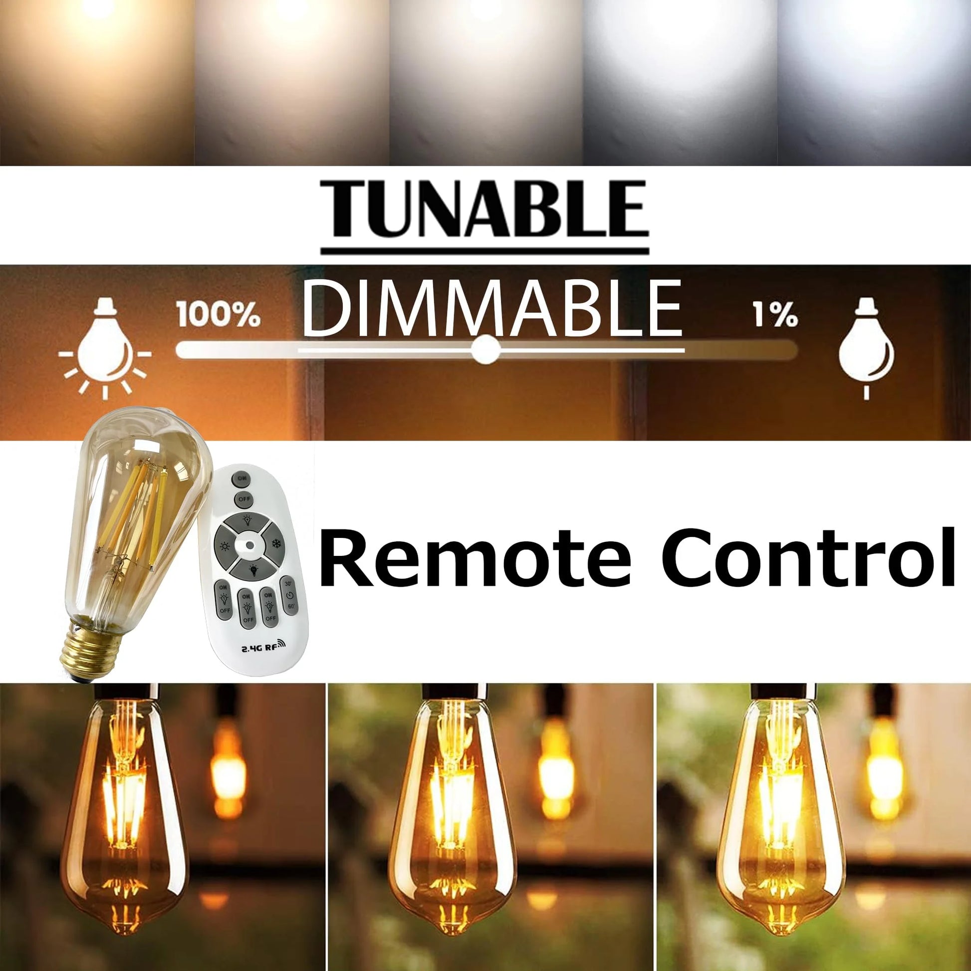 FSLiving 3-Head Glass Hanging Light with 15ft Plug-in Cord Brown Decorative Plug In Ceiling Light Remote Control Hallway Pendant Light,Industrial Semi Flush Mount for Living Roon Bedroom