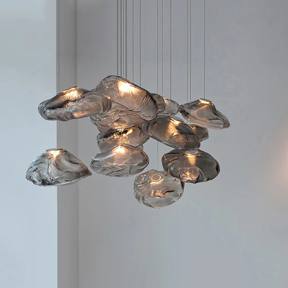 Arturesthome Creative Nordic Glass Pendant Light,Glass Dining Room Kitchen Island,Glass Hanging Lamp
