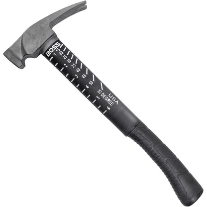 Boss BH14TIPFM 14oz. Titanium Hammer with Fiberglass Handle - Made in USA