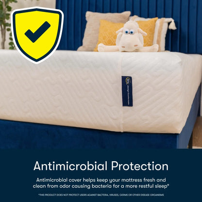 (2 pack) Serta 10" Medium Gel Memory Foam Cooling Full Tight Top Mattress - Fiberglass Free