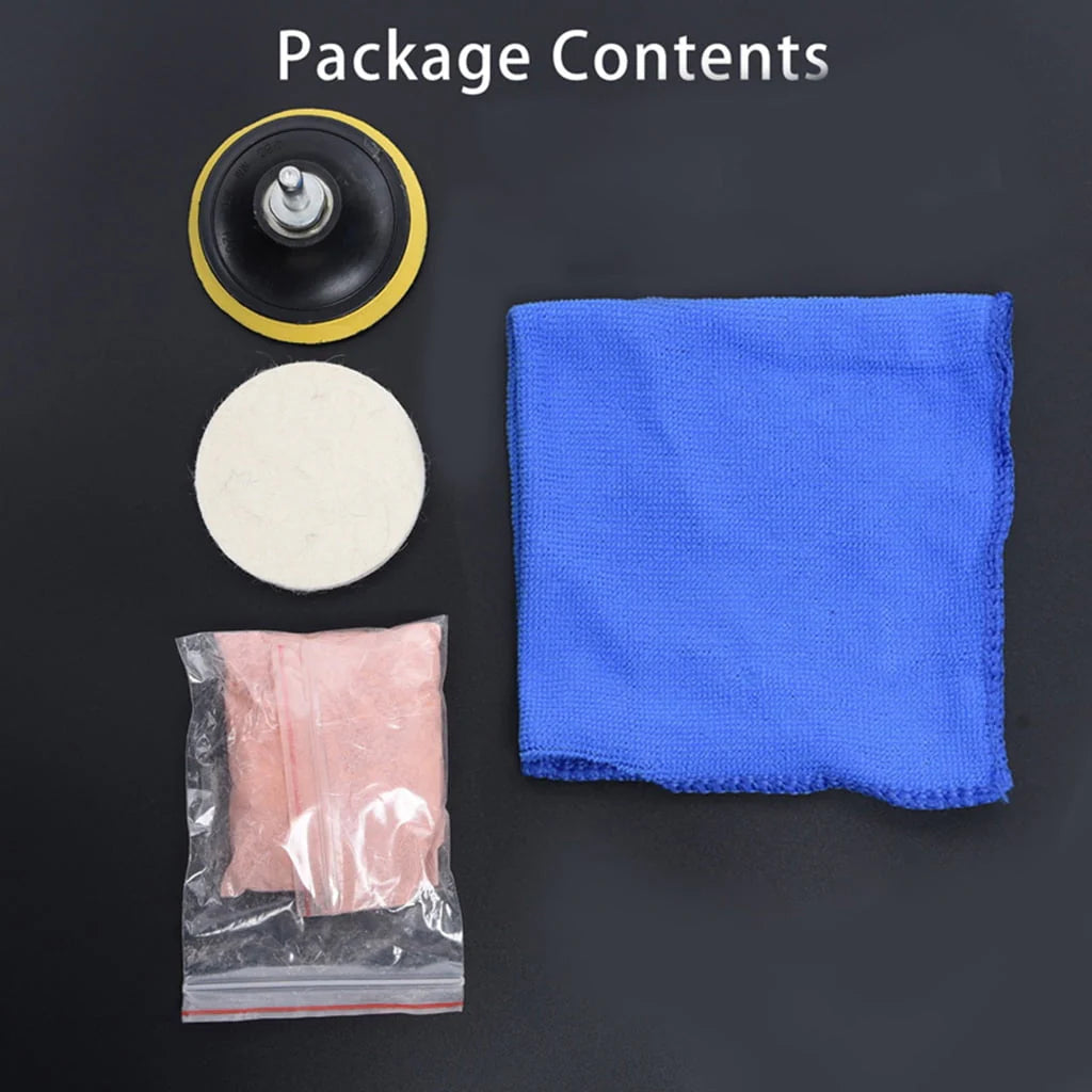 Car Windshield Polishing Kits Rearview Mirror Scratch Removal Window Glass Tools