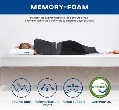 JL Full Mattress 6 inch Gel Memory Foam Mattress for Cool Sleep & Pressure Relief, Medium Firm Mattresses Fiberglass Free CertiPUR-US Certified/Bed-in-a-Box/Pressure Relieving Full Size