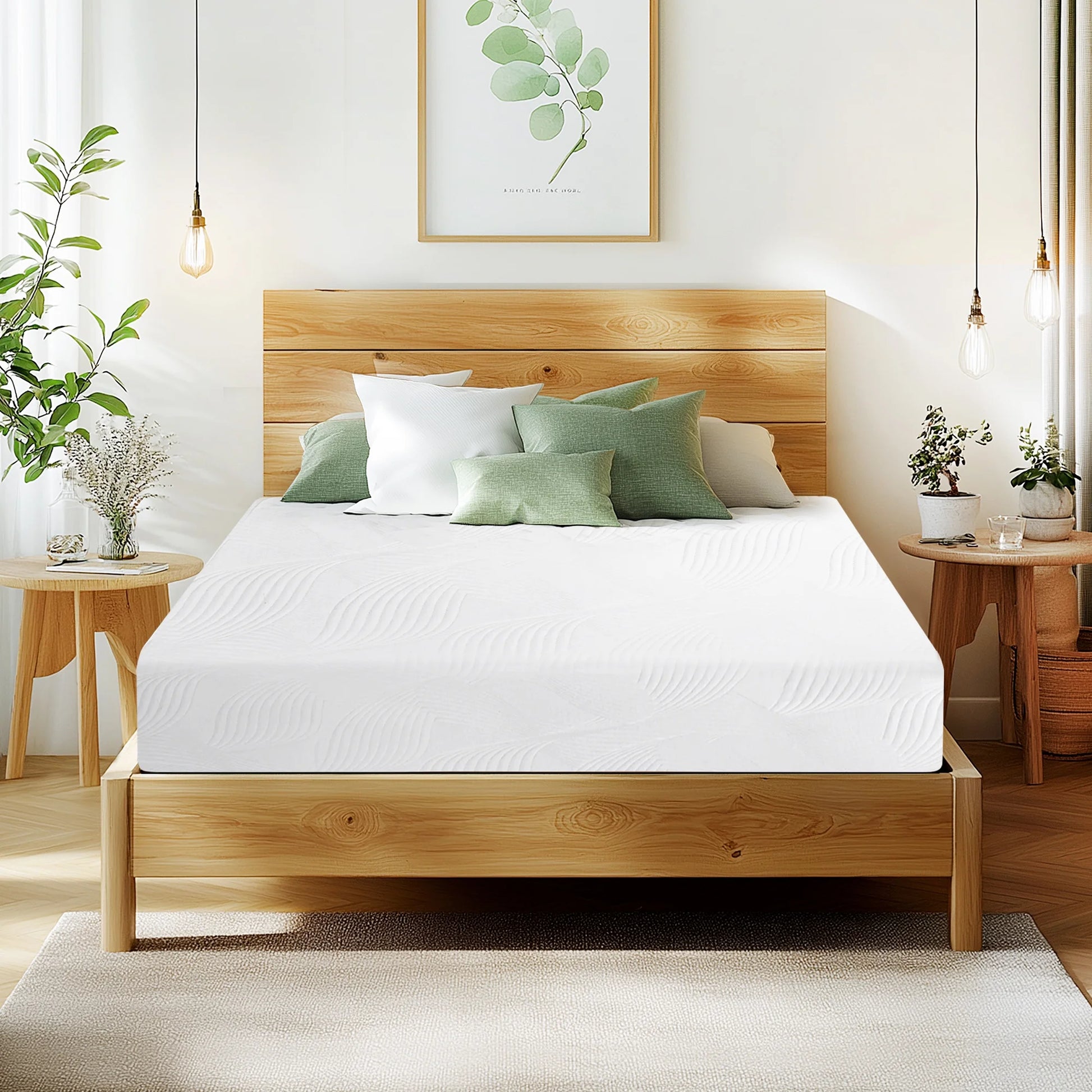 Soges 10 inch Twin Size Memory Foam Mattress with Removable Washable Mattress Cover, Medium Firm Gel Memory Foam Mattress for Pressure Relief, Fiberglass Free Mattress in a Box, CertiPUR-US