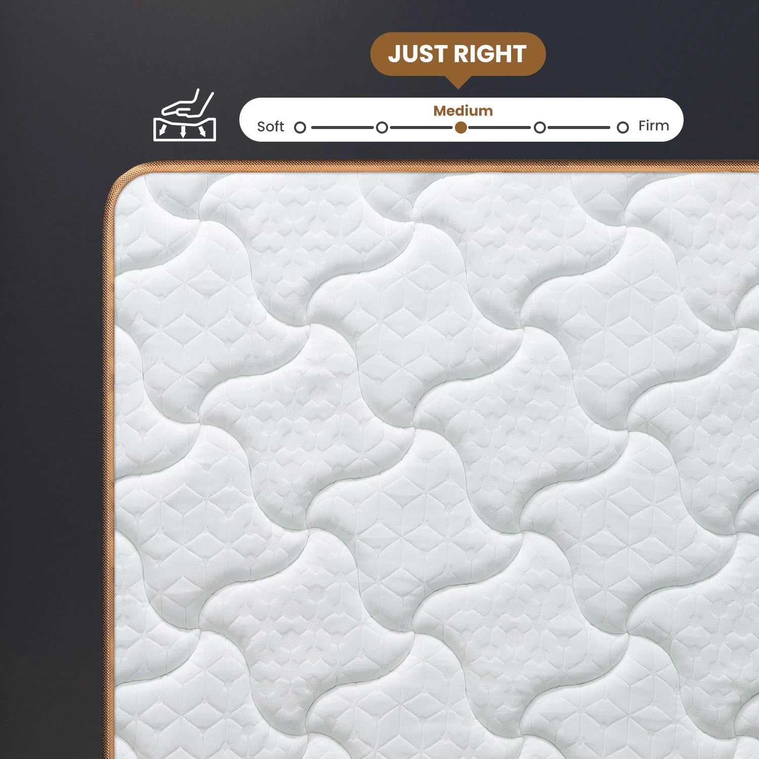 CoSoTower King Mattress, 10 Inch Plush Mattresses with Memory Foam, Fiberglass-Free Mattress in A Box, Individual Pocket Spring-Motion Isolation-Edge Support,Certipur-US Certified