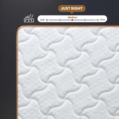 CoSoTower King Mattress, 10 Inch Plush Mattresses with Memory Foam, Fiberglass-Free Mattress in A Box, Individual Pocket Spring-Motion Isolation-Edge Support,Certipur-US Certified