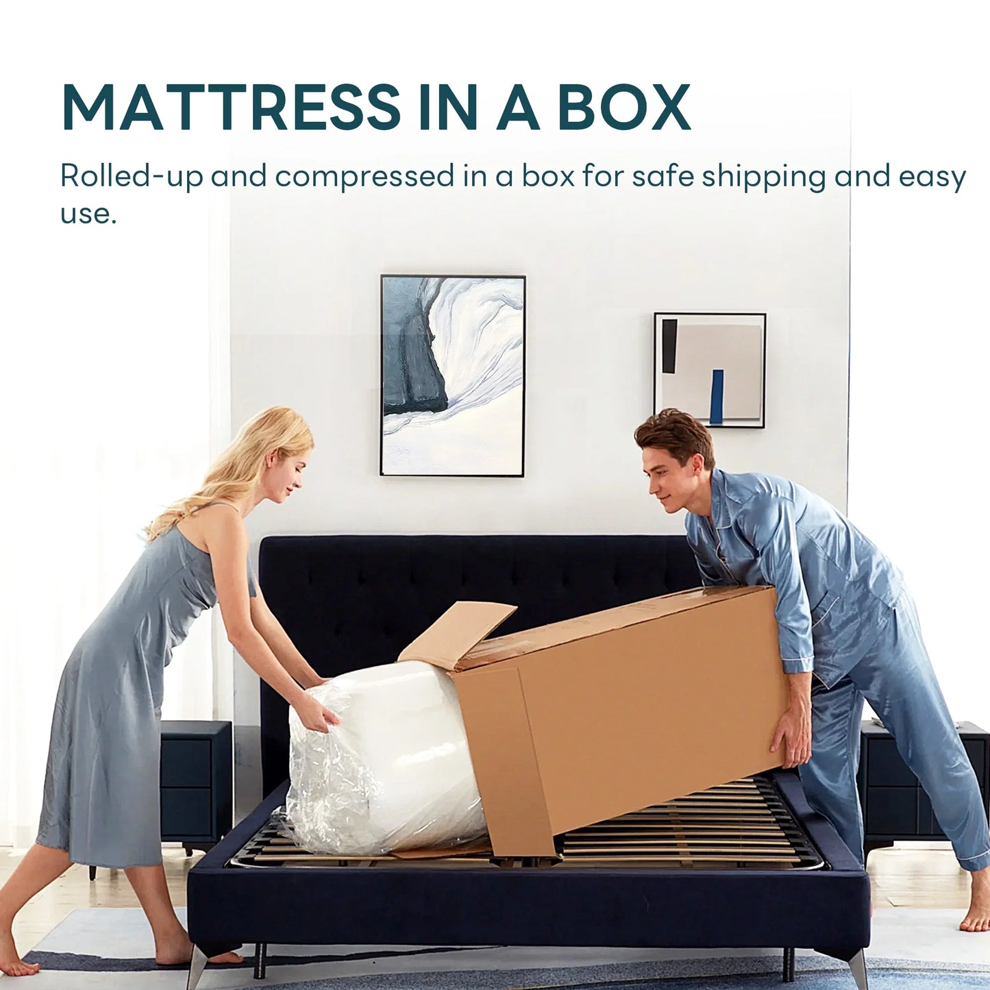 Soges 10 inch Twin Size Memory Foam Mattress with Removable Washable Mattress Cover, Medium Firm Gel Memory Foam Mattress for Pressure Relief, Fiberglass Free Mattress in a Box, CertiPUR-US