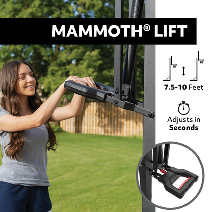 Lifetime Mammoth Lift Tempered Glass 54" Basketball System