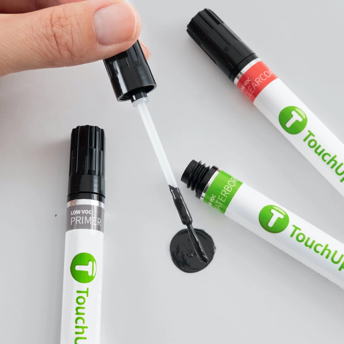 TouchUpDirect 781 Sea Glass Pearl for Toyota Exact Match Touch Up Paint Brush - Essential Package