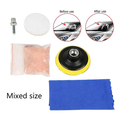 Car Windshield Polishing Kits Rearview Mirror Scratch Removal Window Glass Tools
